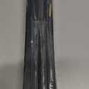 12" L-Track Rail Black 4 Pack, 1ft Aluminum Ltrack Rail for Truck and Trailer, Truck Bed Rail for Motorcycles, ATVs and Bikes