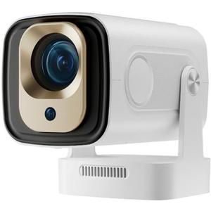 Upgraded HY260 PRO MINI Portable Projector, Native 1080P Support for 4K Resolution with Bluetooth 5.4 WIFI6 300 ANSI Android 11,180° Rotatable, Auto Keystone Correction,35"130" Screen Video Projector