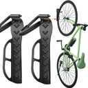 Wallmaster Bike Storage Rack for Garage, Wall Mount Bicycles Hanger, 2-Pack Bike Storage System Vertical Bike Hooks