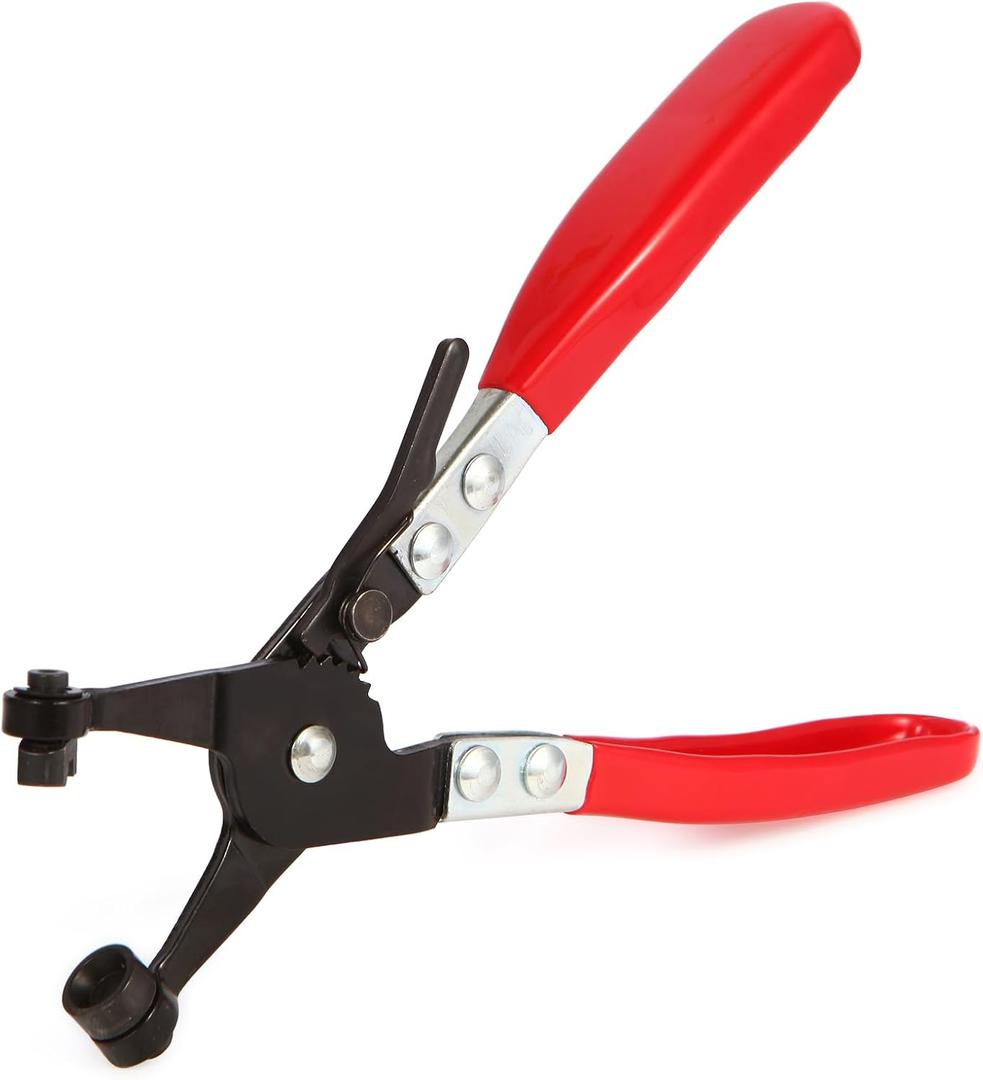 Aleric Hose Clamp Pliers, Automotive Hose Clamps Pliers Repair Tool with Swivel Flat Band for Removal and Installation of Ring or Flat Type Hose Clamps, Spring Clamp Pliers Hose Clamp Removal Tool