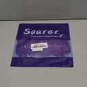 Soarer Purple Feathers Fringe Trim - 2Yards 5-7inch Ostrich Feathers Ribbons for DIY Sewing Clothing, Jewelry, Carnival, Home Party(Purple)
