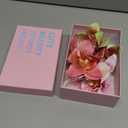 3 PCS Hawaiian Flower Hair Clips for Women Artificial Orchid Hair Barrettes Hibiscus Flower Hair Clips for Wedding Bridal Beach Party(Pink+Rose+Green)