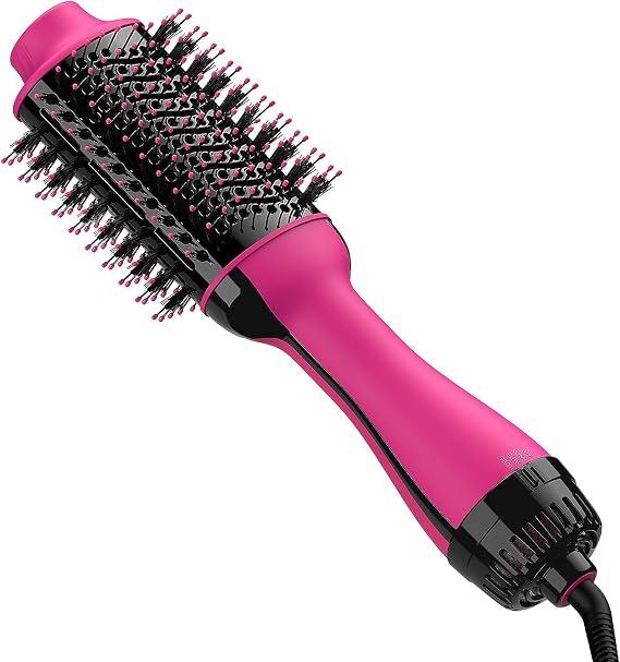 Hair Dryer Brush Blow Dryer Brush in One, 4 in 1 Hairdryer and Styler
Blowout Brush and Styler Volumizer with Negative Ion Anti-frizz Ceramic Titanium Barrel Hot Air Brush