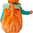Spooktacular Creations Halloween Baby Pumpkin Costume with Green leaves for Toddler Kids Halloween Dress Up Pumpkin Party