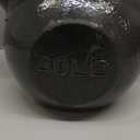 Amazon Basics Cast Iron Kettlebell for Strength Training, Wide Handle, 40 Pounds, Black