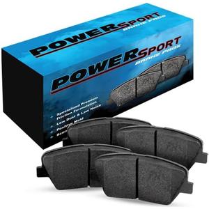 BRAKELABS POWERSPORT Front Ceramic Series Brake Pad With Rubber Steel Rubber Shims
