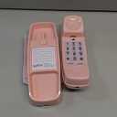 Pink Landline Phone Inspired by 90s Vintage Princess Phone with 110DB+ Loud Ringer, Retro Wall Phone No Power Required, Pink Corded Telephone for Kids/Seniors, Cute Novelty Landline Phones for Home