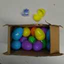 24 Pack Prefilled Easter Eggs with Stress Balls, Easter Rabbit Axolotl Squeeze Balls Squishies Toys Stress Relief for Easter Egg Fillers, Easter Basket Stuffers Party Favor Gifts