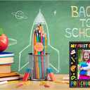 2 x FLYAB My First Day of Preschool Picture Frame - 2025 My 1st Day of Prschool Pre-K Kindergarten Photo Frame First Day of Preschool Gifts for Kids Boys Girls Back to School First Day of School Gifts (A1)