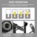 2 x Screw Extractor-Damaged Water Pipe Removal Tool With 1/2 Inch and 3/4 Inch Valve Faucet,Easy Out Stripped Screw Damaged Bolt Extractor Removal Tool for Damaged Screw