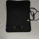 Fast Wireless Charging Mouse Pad 15W, Office Desk Pad with Ultra-Smooth Surface Non-Slip Rubber Base, Waterproof Mousepad for Computers/Office/Work/Home/Pad for iPhone Samsung (Black)