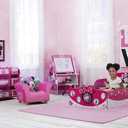 Delta Children Interactive Wood Toddler Bed, Disney Minnie Mouse