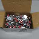 2-1/2" Powder Actuated Fasteners with 1" Washer .300 Head .145" Shank for Powder Fastening & Power Framing systems, 100 Pack