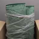 Clara Clark 3 Piece Bathroom Rugs Bath Mat Set, Velvet Memory Foam Bath Mats for Bathroom - Non-Slip, PVC Backing Bath Rugs, Washable - Dries Quickly, Green