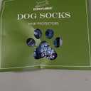 EXPAWLORER Anti Slip Dog Socks to Prevent Licking Paws, Dog Shoes for Hot Pavement, Dog Booties for Small Medium Large Senior Dogs, Traction Control Dog Boots & Paw Protectors for Hardwood Floors (Blue)