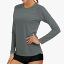MAGCOMSEN Women's Long Sleeve Shirts UPF 50+ Sun Protection Shirts for Hiking Fishing Workout Rash Guard Size 3X
