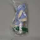 Dog Collar and Leash Set - Metal Buckle Adjustable Puppy Collar, Cute Dog Collar and Leash Set with Flower Bow Tie, Puppy Collar with 5 FT Leash, Soft & Comfortable Collar for Small Medium Dogs-M 13-22in (Blue)