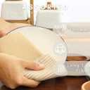 PurpleEssences 6-Pack Kitchen Towels - 15x25 Inch 100% Cotton Waffle Weave - Absorbent, Reusable Dish & Hand Towels with Hanging Loop for Home & Bar Use Fall Thanksgiving - Assorted - Tan