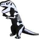 PTS Inflatable Costume, Blow Up Dinosaur Skeleton Costume for Halloween Inflatables Cosplay Party (Adults)