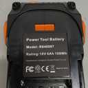 Fancy Buying 2 Pack 6.0Ah Replacement for Ridgid 18V Battery R840083 R840084 R840085 R840086 R840087 R840095 R86092 AC840087P Cordless Drill Tools Battery