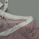 EVALESS Women's Short Sleeve T Shirts Crewneck Color Block Ribbed Knit Tee Blouses 2025 Trendy Summer Tops Size Small