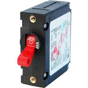Blue Sea Systems A-Series Toggle Single Pole Circuit Breakers (Red)