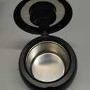 Dental Ultrasonic Retainer Cleaner Machine - 45kHz Dental Cleaning Pod with 4 Modes, Digital Timer & 200ML Capacity for Denture, Mouth Guard, Aligner, Night Guard, Braces, Toothbrush Head & Jewelry (Black)