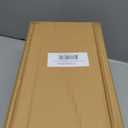 Simple Designs LT2024-WOW White Stick Table Desk Lamp with Charging Outlet and Drum Fabric Shade, White Shade (No Bulb)