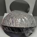 12 Modern Crystal Chandelier, LED Flush Mount Ceiling Light Fixture, 3/4/5000K Dimmable Ceiling Lamp for Dining Room, Entryway, Kitchen, Closet, Living Room, Bedroom, Hallway ETL Listed Black