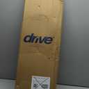 Drive Medical RTL10365-ADJ Adjustable Lightweight Folding Cane with Seat, Black