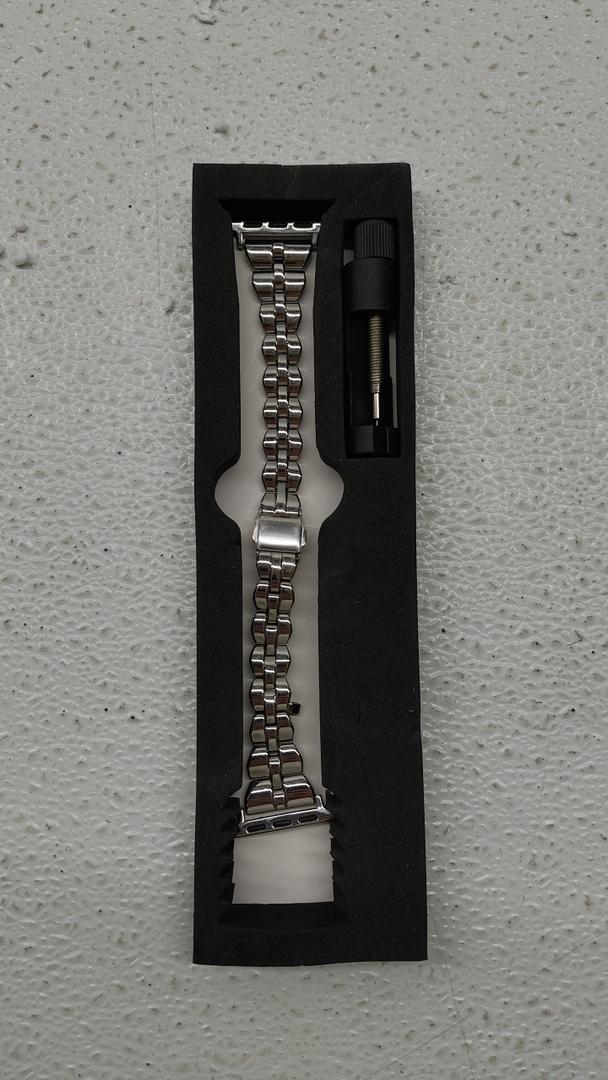 Silver watch band, 44/45 mm