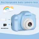 2 x Kids Camera Toys, Christmas Birthday Gifts for Boys/Girls, HD Digital Video Camera for 3 4 5 6 7 8 9 Year Old Kids with 32GB SD Card