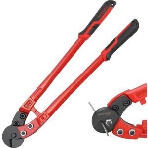 MAXPOWER Steel Cable Cutters,18-Inch Heavy Duty Wire Rope Cutter, Steel Wire Cutters Heavy Duty Industrial Strength Cable Cutter for Hard Wire Ropes, Stainless Steel Wire