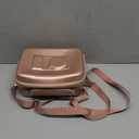 Camera Case Compatible with Sony Alpha ZV-E10 / ZV-1F / ZV-1 / ZV-1 II Vlog Camera with Shoulder Strap by LTGEM, Fits Vlogger Accessory Kit Tripod and Microphone, Rose Gold