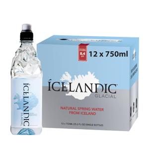 Icelandic Glacial Natural Spring Alkaline Water, 750 ml / 25.3 Fl Oz (Pack of 12) 19 Jul 2026