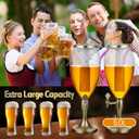Irenare 2 Pack Beer Dispenser 5L/169oz Beer Beverage Dispenser with Ice Tube Mimosa Margarita Tower with Spigot for Game Oktoberfest Party Home Bar Drink Champagne Gold