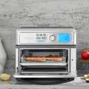 Cuisinart Air Fryer Toaster Oven, Digital Display, 1800 Watt Air Fryer Toaster Oven Combo with Adjustable Temperature and Controls, Stainless Steel Small Kitchen Appliance, TOA-65NAS, Silver