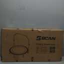 BCAN BT2 450/550LBS Mini Rebounder Trampoline for Adults with Bar, Fitness Trampoline with Bungees, Adjustable Handle, Stable & Quiet, Indoor Outdoor, Whole-Body Workout & Relaxation at Home-40IN/48IN