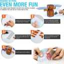 3Dmate Starter - Transparent 3D Pen Mat 9 x 7 Inches with Compatible Stencils Book - Flexible Two-Sided Heat-Resistant Silicone - 3D Pen Accessories - Templates for Kids, Adults