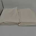 BRILLMAX 2 Pack Ivory Tablecloths 70 x 120 Inch for 6ft or 8ft Rectangle Tables - Rectangular Bulk Linen Polyester Fabric Washable Cloth Cover for Wedding Reception Banquet Birthday Party