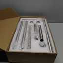 Dual Shower Head with Handheld for Couples, High Pressure Double Shower Heads for Two People Rod, Two Showerhead System Fit 2 Person, Gifts for Women Men, SPA-Like (Chrome, Segmented Design)