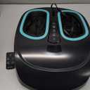 InvoSpa Shiatsu Foot Massager Machine with Heat - Electric Deep Kneading Heated Foot Massage - Circulation, Legs, Plantar Fasciitis, Neuropathy Pain Spa Feet Massager Stocking Stuffers