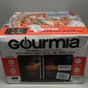 Gourmia Toaster Oven Air Fryer Combo 17 cooking presets 1700W french door digital air fryer oven 24L capacity accessories, convection rack, baking pan tray recipe book GTF7460,Large,Black