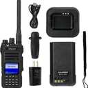 Retevis Ailunce HA1G GMRS Radio, IP67 Waterproof, GMRS Handheld Radio with Cable, Support Chirp, NOAA, 2800mAh, Repeater Capable Two Way Radio with USB-C Charging, for Offroad, Emergency