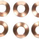 Parker Hannifin 2GF-6-pk10 Flare Gasket, 45 Degree Copper Flare Fitting, 3/8" Tube Size (Pack of 10)