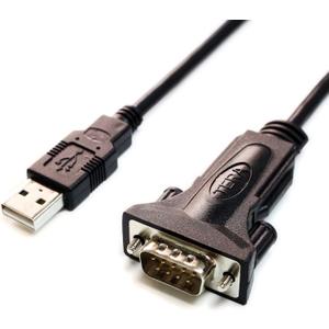 Tera Grand - Premium USB 2.0 to RS232 Serial DB9 Adapter Cable 6 Feet - Supports Windows 11, 10, 8, 7, Vista, XP, 2000, 98, Linux and Mac - Built with FTDI Chipset and Thumbscrews
