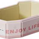 Foldable Bathtub 29.5'in Foldable Collapsible tub Portable Bathtub for Bathroom Folding SPA Tub for Shower Stall, Ideal for Small Spaces - Effortless Folding Bath (Pink)