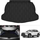 KUST Cargo Mat for Toyota Corolla Cross 2022-2025 2026 (Only Fits NO JBL Subwoofer in Cargo Area)(Not for Corolla) Rear Trunk Mat Cargo Liner All Weather Protection TPE Rubber Black