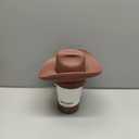 Cowboy Hat Western Floating Pool Chlorine Dispenser - Large Capacity Floater for 3" Tabs, Adjustable Flow, Unique Added Buoyancy, Weather Durable PP & ABS in Brown or Gray (Brown)