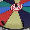 Spinning Wheel - 12 Inch Color Prize Wheel with Stand, Table Spinner for Trade Shows, Carnivals & Home Games Multicolor